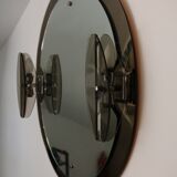 Smoked mirror attributed to Antonio Lupi, 1970s