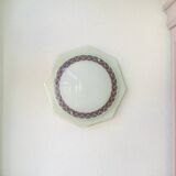 Applique murale plafonnier en verre vintage années 80