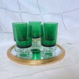 Set of 5 wine glasses Luminarc Arcoroc year 1970