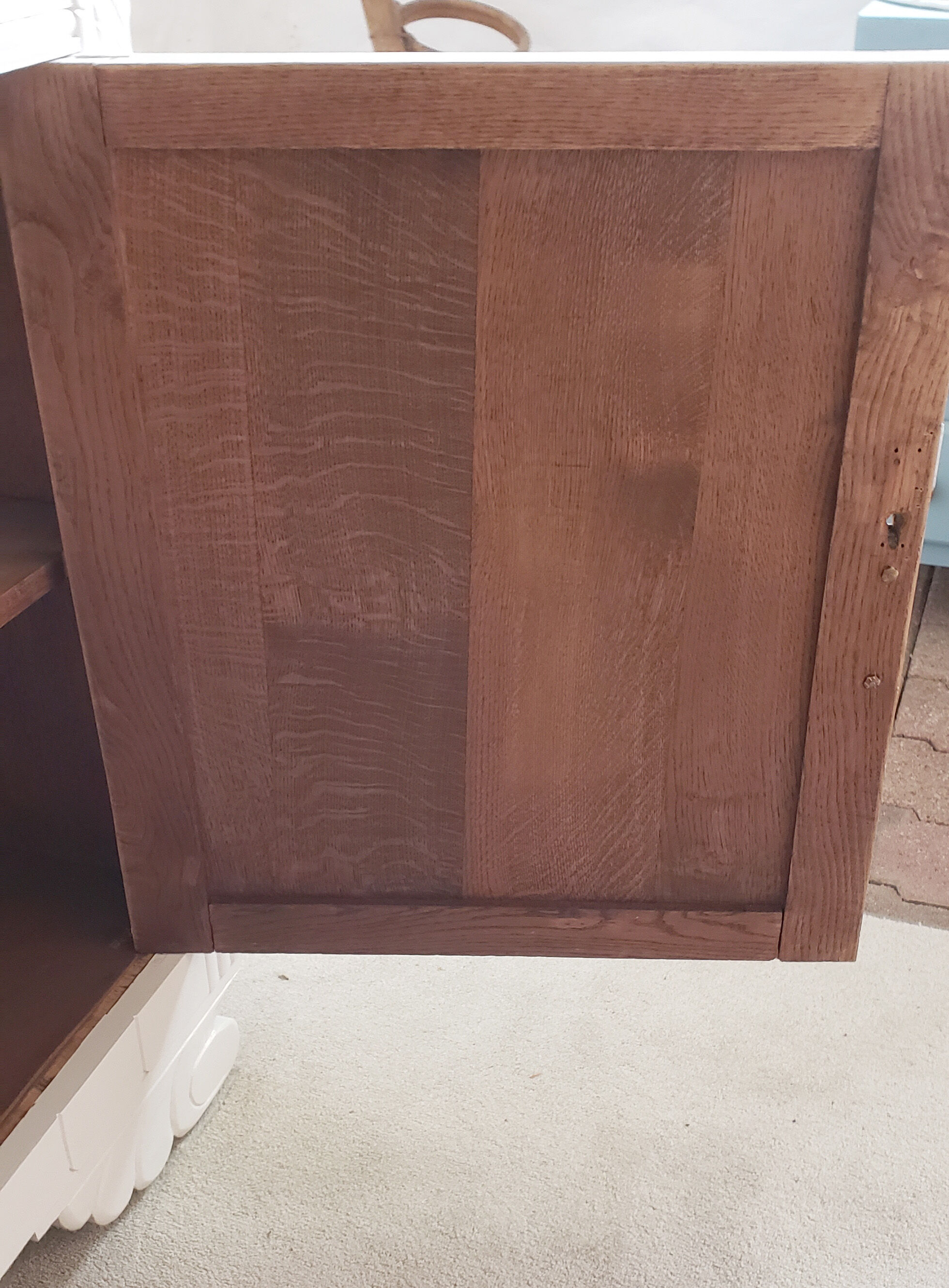 White art-deco buffet