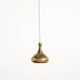 Brass pendant lamp by Scandi-Lamp, 1960s/70s