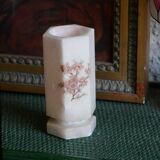 Pink alabaster vase