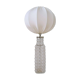 Rare mid-century modern crystal drop table lamp by Orrefors, designed by Carl Fagerlund.