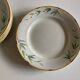 Set of 7 Sarreguemines Bamboo 1880 ironstone plates