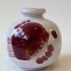 Ceramic vase by Jean and Robert Cloutier with fish decoration