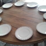 10 Limoges porcelain flat plates