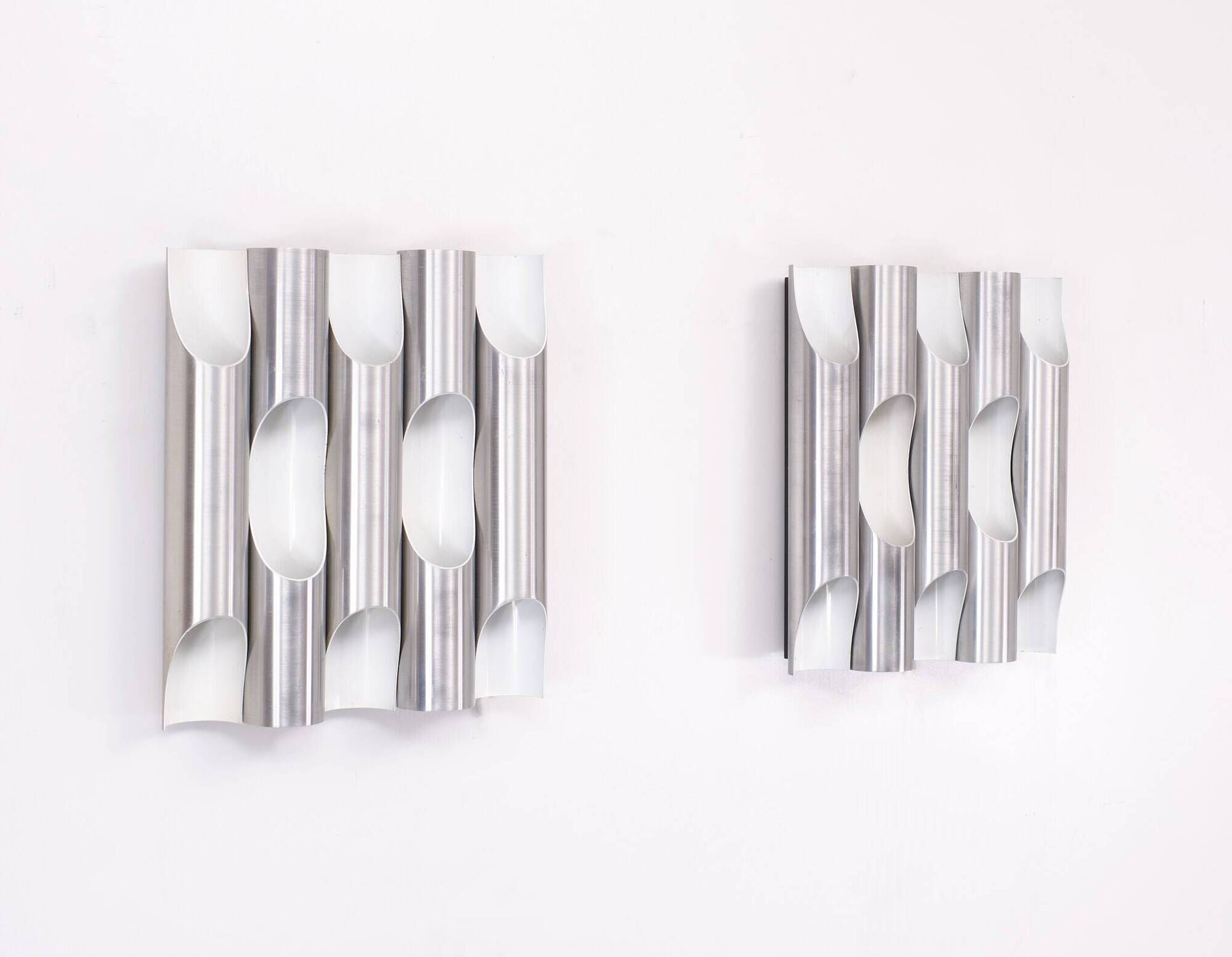 Set Raak Fuga wall lamps design Maija Liisa Komulainen. 1960s