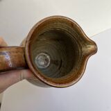 Stoneware pitcher carafe