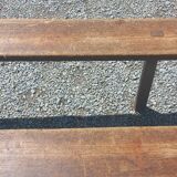Pair of nineteenth century farmhouse table benches 251cm