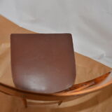 Series of six wooden chairs