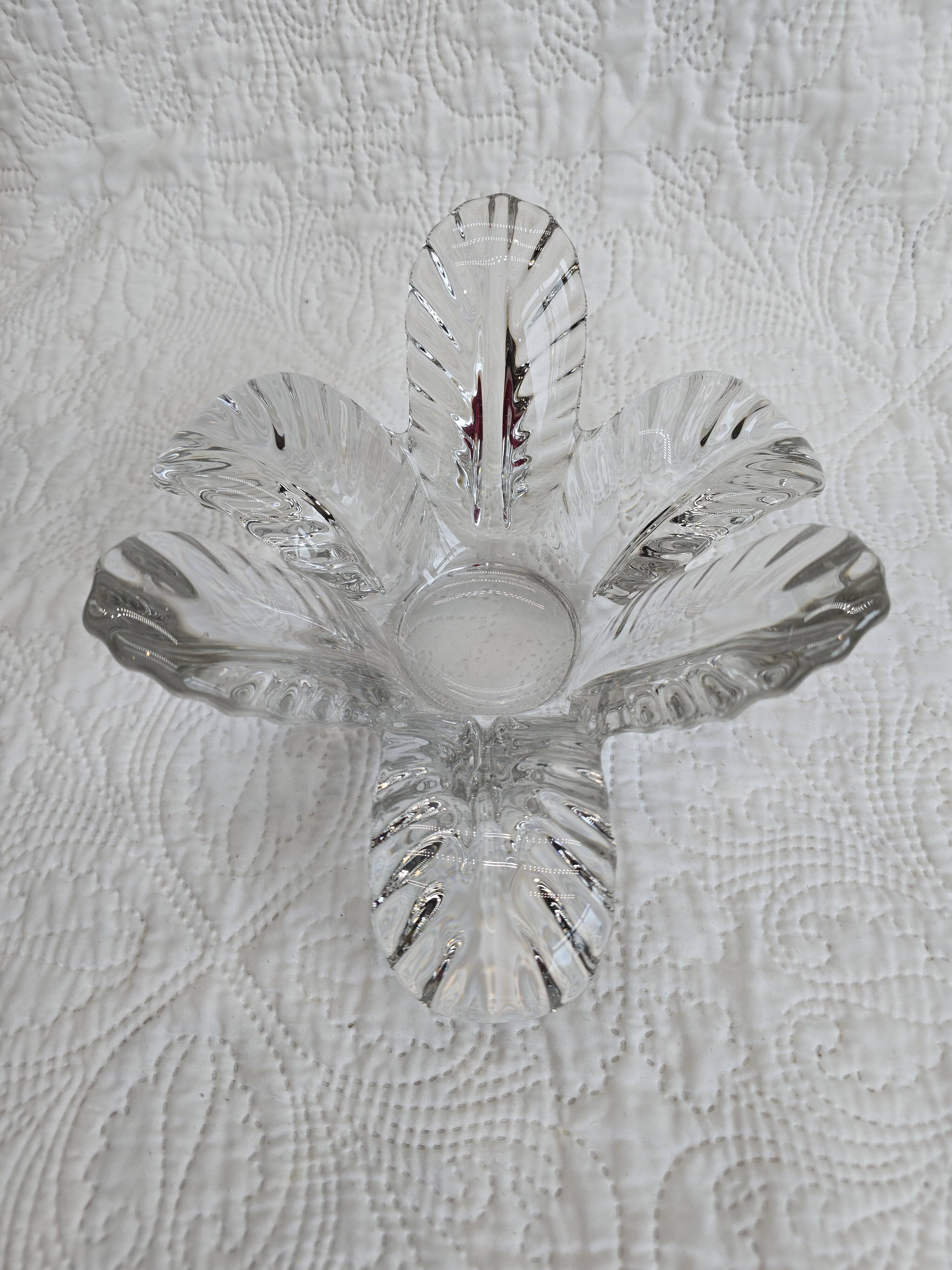 Crystal "Flower" candle holder