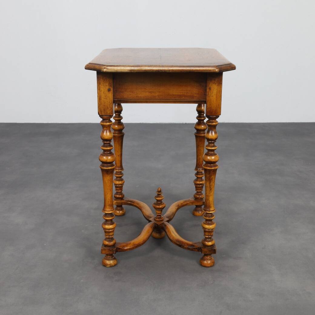 Neo-Baroque Side Table with Drawer, ca. 1890–1920