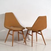 Chaises décoratives vintage (c.1950). Ensemble de 2 pièces