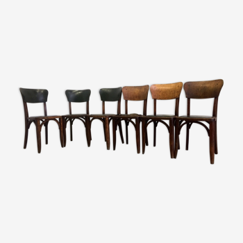 Lot 6 chaises bistrot
