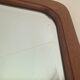 Antique mercury mirror with spots - solid wood