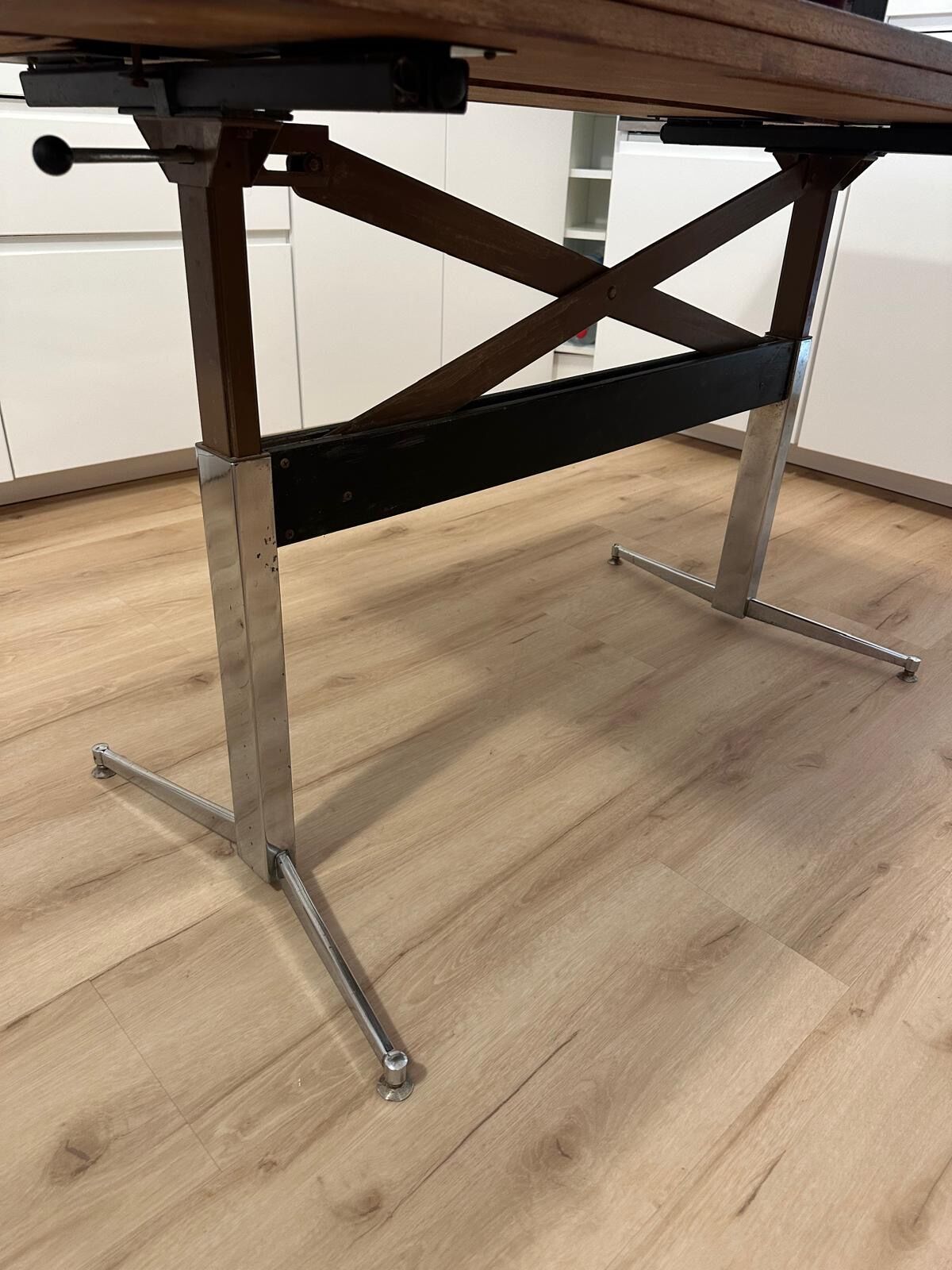 Vintage 1960s modular teak Scandinavian table