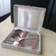 Box of 12 teaspoons in silver metal 18 G