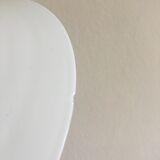 White opaline pendant light