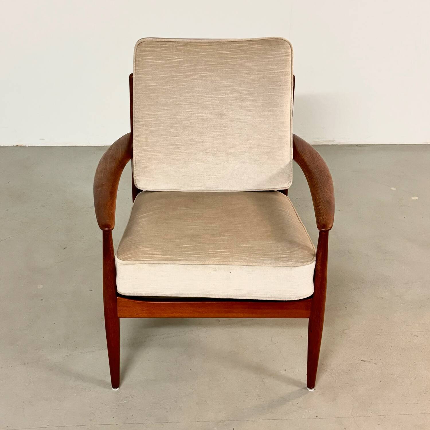 Grete Jalk Easy Chair in Teak 1950s Denmark