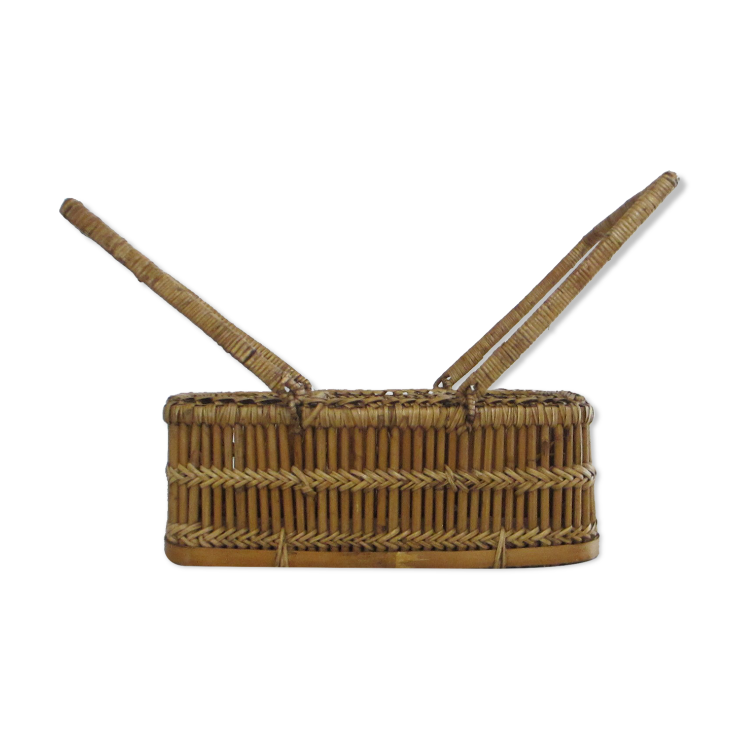 Rattan glass holders