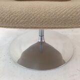 Fauteuil tulipe et pouf par Pierre Paulin pour Artifort, années 1980