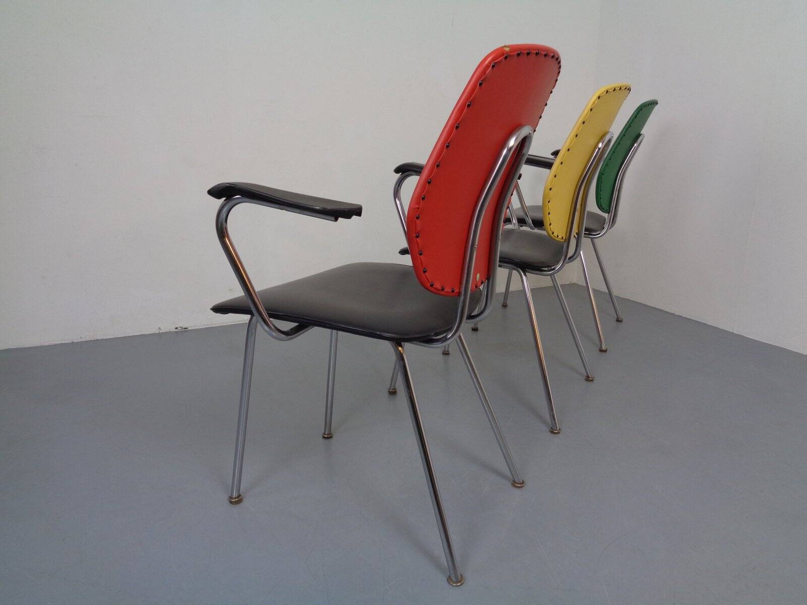 Mid-Century Armchairs from Drabert, 1960s, Set of 3