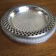 Silver metal bottle underside