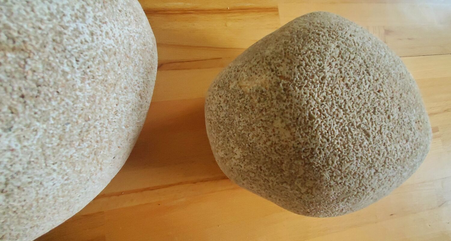 3 pebble lamps called Dora model of Cazenave