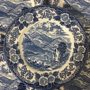 6 dessert plates "Lochs of Scotland" Wedgwood