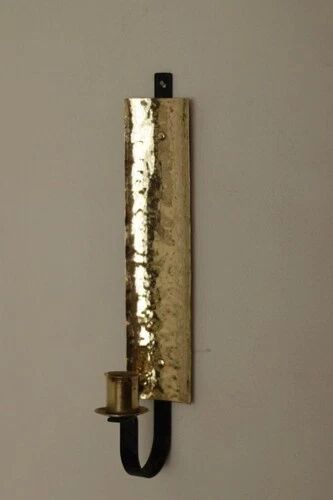 Single Swedish Mixed Metal Sconce