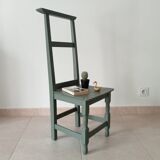 Antique "prie dieu" chair from the 19th century.