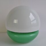 Glass table lamp, by Štěpán Tabera for OPP Jihlava, 1970s.