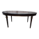 Oval Louis XVI style table with half-moon extensions.