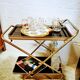 Art deco mirror tray