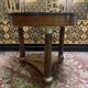 Empire period mahogany and marble pedestal table