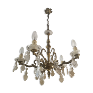 lustre à pampilles en