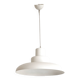 White lacquered chandelier Italian design 80s Diameter 50 cm
