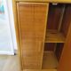 Vintage Library - 2 drawers - Woven rattan cupboard - 1980s - natural