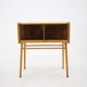 1960s Oak and Glass Cabinet, Czechoslovakia