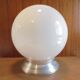 Opaline globe lamp