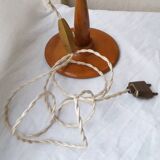 Paire de lampes bois