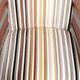 Set of 4 Art Deco design dining chairs with luxurious fabric upholstery