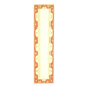 Tapis couloir vintage turc Oushak fait main en laine et coton beige 73x289 cm des années 1970