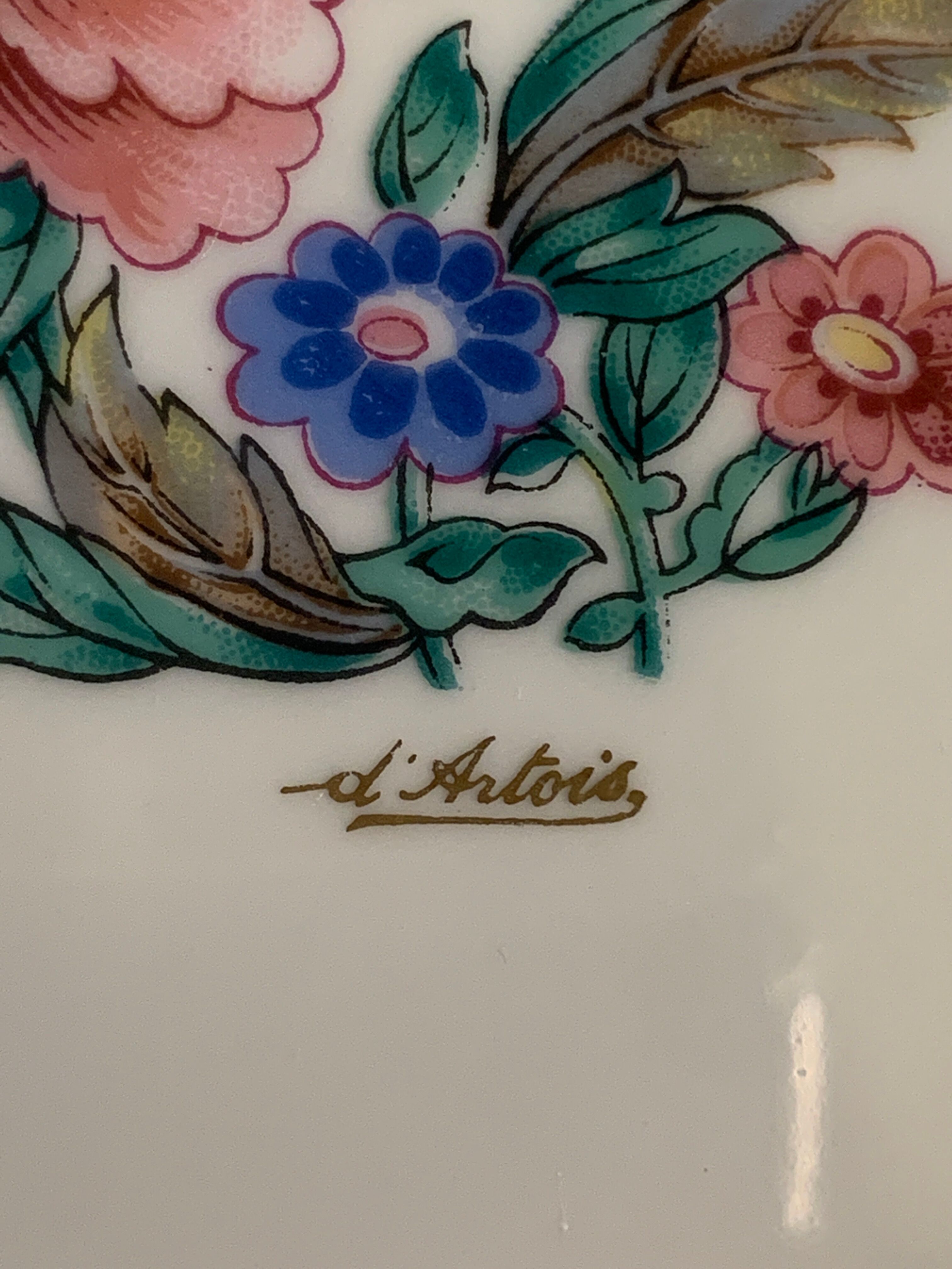 The Count d'Artois' dismissal dish service