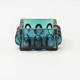 Space age ashtray Mid century bubbled glass design Wihelm Braun Feldweg