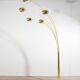5 arm mid-century italian floor lamp