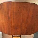 Round table and 2 cherry wood extensions