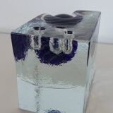 Glass candlestick, 80s