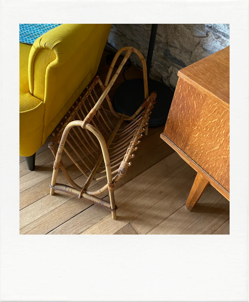 Rattan magazine door