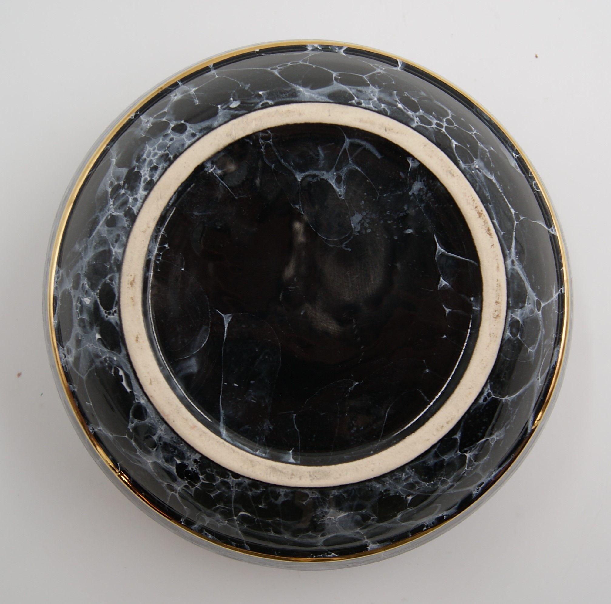 Vintage art deco ceramic top vase